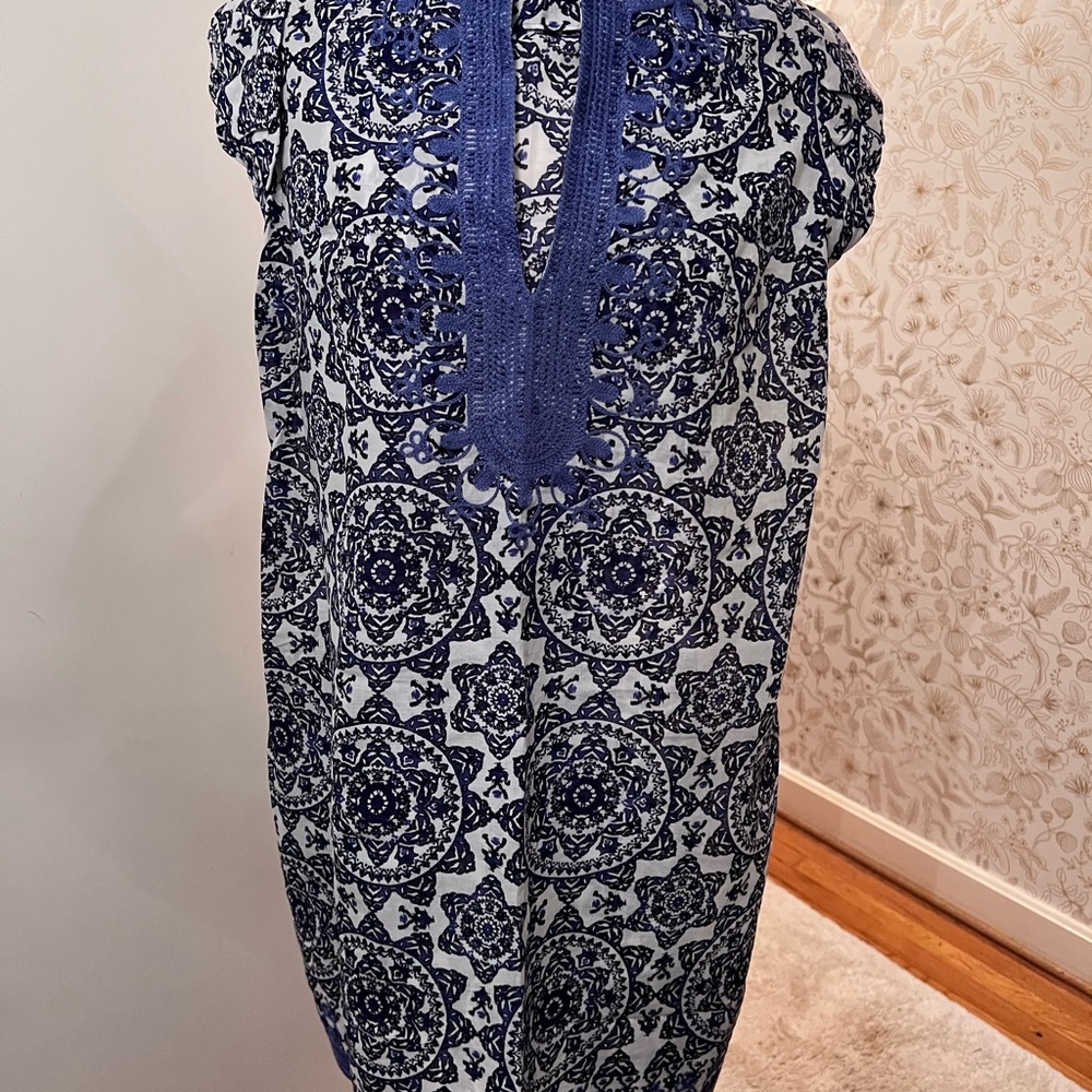 Tyler Boe summer dress- cotton with appliqué